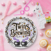 Tweeling Brouwt Halloween Baby shower Bord (Feest)