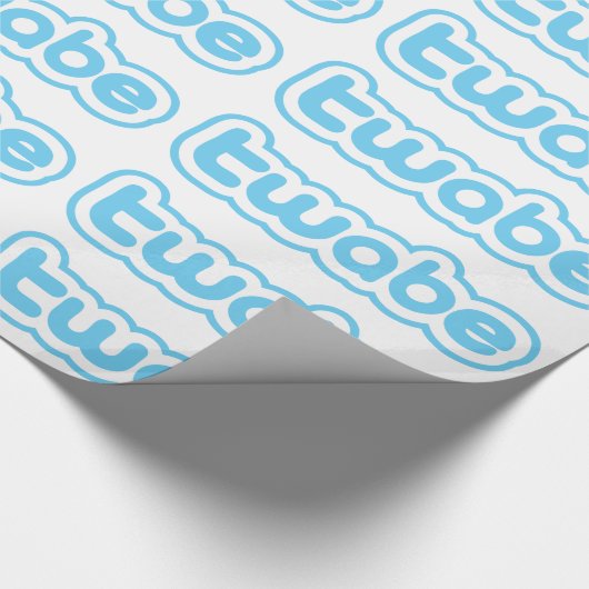 tweeling cadeaupapier (Hoek)