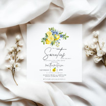 Tweeling Citroen  Blau Citrus Fruit Zomer Baby Sho