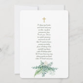 Tweeling Eerste Communie Template Kaart (Achterkant)