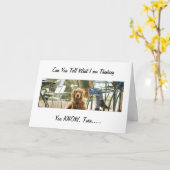 TWEELING EN BROER RIVALITEIT GRAP VOOR VERJAARDAG KAART (Gele Bloem)