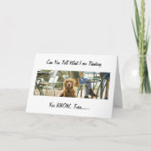 TWEELING EN BROER RIVALITEIT GRAP VOOR VERJAARDAG KAART (Voorkant)