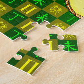 Tweeling en Vuur Geit Legpuzzel (Zijkant)