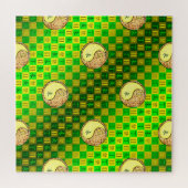 Tweeling en Vuur Geit Legpuzzel (Horizontaal)
