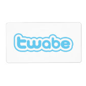 tweeling etiket (Voorkant)