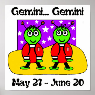 Tweeling Gemini Cuties Poster