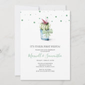 Tweeling Genderneutraal 1e Verjaardag Waterverf Kaart (Voorkant)