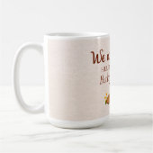 Tweeling genderneutraal baby shower mok (Links)