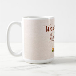 Tweeling genderneutraal baby shower mok