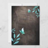 Tweeling Genderneutrale waterverf babydouche Kaart (Achterkant)