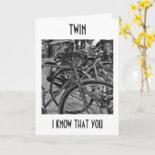 ***TWEELING*** GENIET VAN DE RITVERJAARDAGSWENSEN KAART (Gele Bloem)