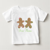 Tweeling Gepersonaliseerde Gingerbread Cookie Baby (Voorkant)