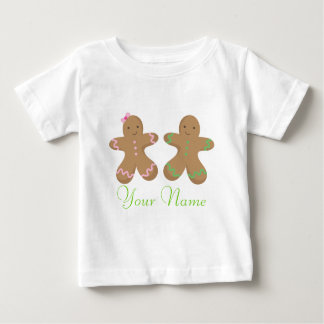 Tweeling Gepersonaliseerde Gingerbread Cookie Baby