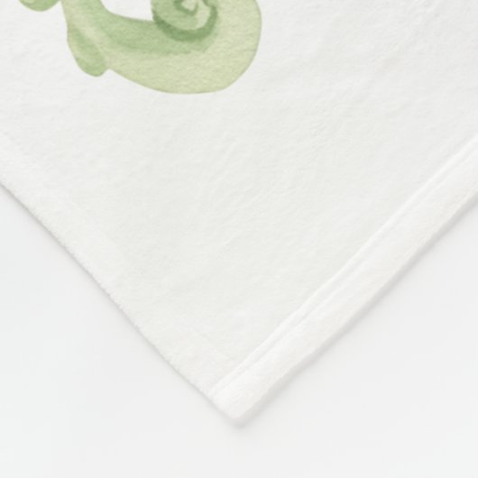 Tweeling Groei Tracker Geslacht Neutrale Dinosauru Fleece Deken (Hoek)