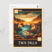 Tweeling Herfsten, Idaho |  Briefkaart (Voorkant / Achterkant)