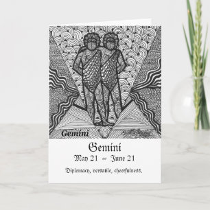 Tweeling (het teken van de Dierenriem) Kaart