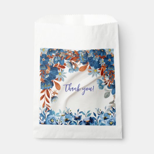 Tweeling in bloei bedankzakje (Voorkant)