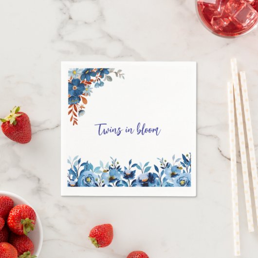 Tweeling in bloei servet (Insitu)