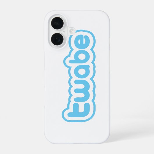 tweeling iPhone 16 hoesje (Achterkant)