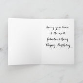 ****TWEELING*** JE BENT EEN FANTASTISCHE GELUKKIGE KAART (Binnen)