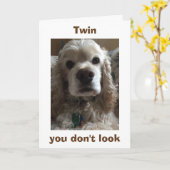 TWEELING-JE KIJKT NIET NAAR EEN DAG OVER "FANTASTI KAART (Gele Bloem)