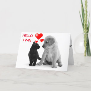 TWEELING, JE VERJAARDAG IS EEN SPECIALE DAG VOOR M KAART