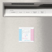 Tweeling Jongen en Meisje Doop Favor - Magneet (Insitu (Vaatwasser))