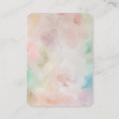 Tweeling Jongen en Meisje Douche Bedankt Card Informatiekaartje (Achterkant)