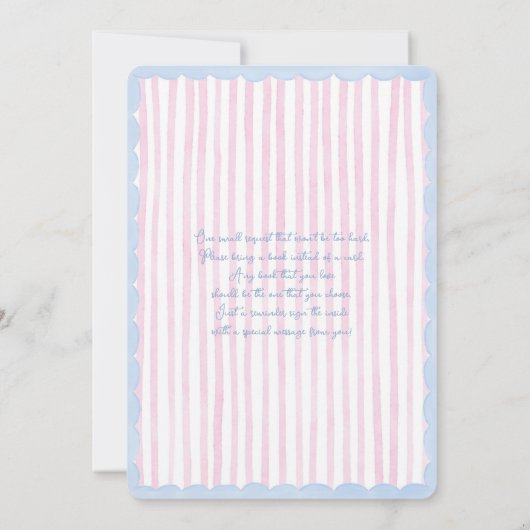 Tweeling Jongen en Meisje Grandmillennial Baby sho Kaart (Achterkant)