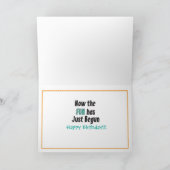 Tweeling Jongens 1e Verjaardag Schattige Cartoon  Kaart (Binnen)