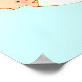 Tweeling Jongens Baby Shower Poster (Hoek)