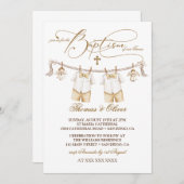 Tweeling Jongens Doopsel Doop Kaart (Voorkant / Achterkant)