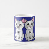 Tweeling kat koffiemok (Center)