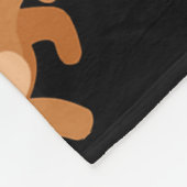 Tweeling Keepsake fleece deken met beide namen (Hoek)