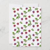 Tweeling kersen  kaart (Achterkant)