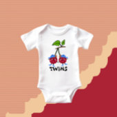 Tweeling kersen romper