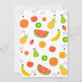 Tweeling Kleurrijke Fruit Two-tii Frutti 2e Verjaa Kaart (Achterkant)