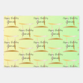 Tweeling Kleurstrologie Verjaardag Inpakpapier Vel (Voorkant 3)