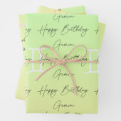 Tweeling Kleurstrologie Verjaardag Inpakpapier Vel (In situ)