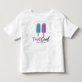 TWEELING KOEL Kind 2e verjaardag Zomer Ijslolly Fe Kinder Shirts