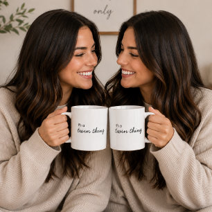 Tweeling koffiemok   Het is een tweeling-ding bijp