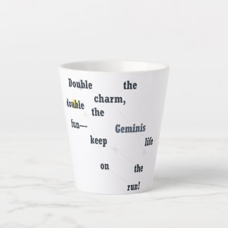 Tweeling Leuk & Inspirerend ontwerp Dagelijks gebr Latte Mok