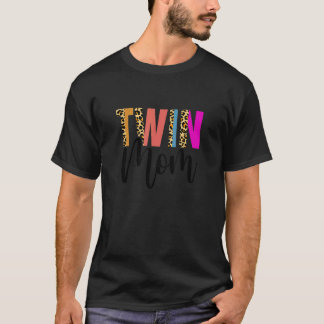 tweeling mam leopard tweeling mama van tweeling ma t-shirt