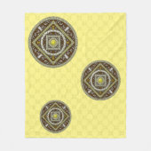 Tweeling Mandala Fleece Dekbed Deken (Voorkant)