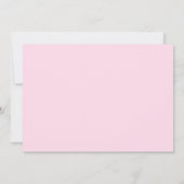 Tweeling Meisje Baby Shower Uitnodiging (Achterkant)