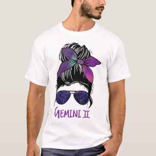 Tweeling Meisje Verjaardag Tweelingen Vrouw Zodiac T-shirt