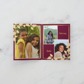 Tweeling Meisjes 15e Verjaardag Ivoor Bourgondië G (Binnen)