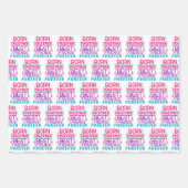 Tweeling Meisjes Beste Vrienden Citaat Inpakpapier Vel (Voorkant)