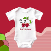 Tweeling meisjes kers romper