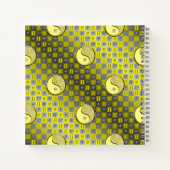 Tweeling & Metaal Konijn Notitieboek (Achterkant)